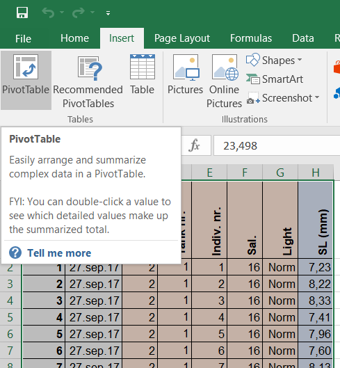 3 Creating The Pivot Table Biost Ts